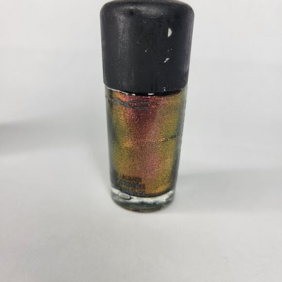 MAC Nail Lacquer "Mean & Green" Disney Villains Holographic Rainbow Duochrome - Picture 7 of 10